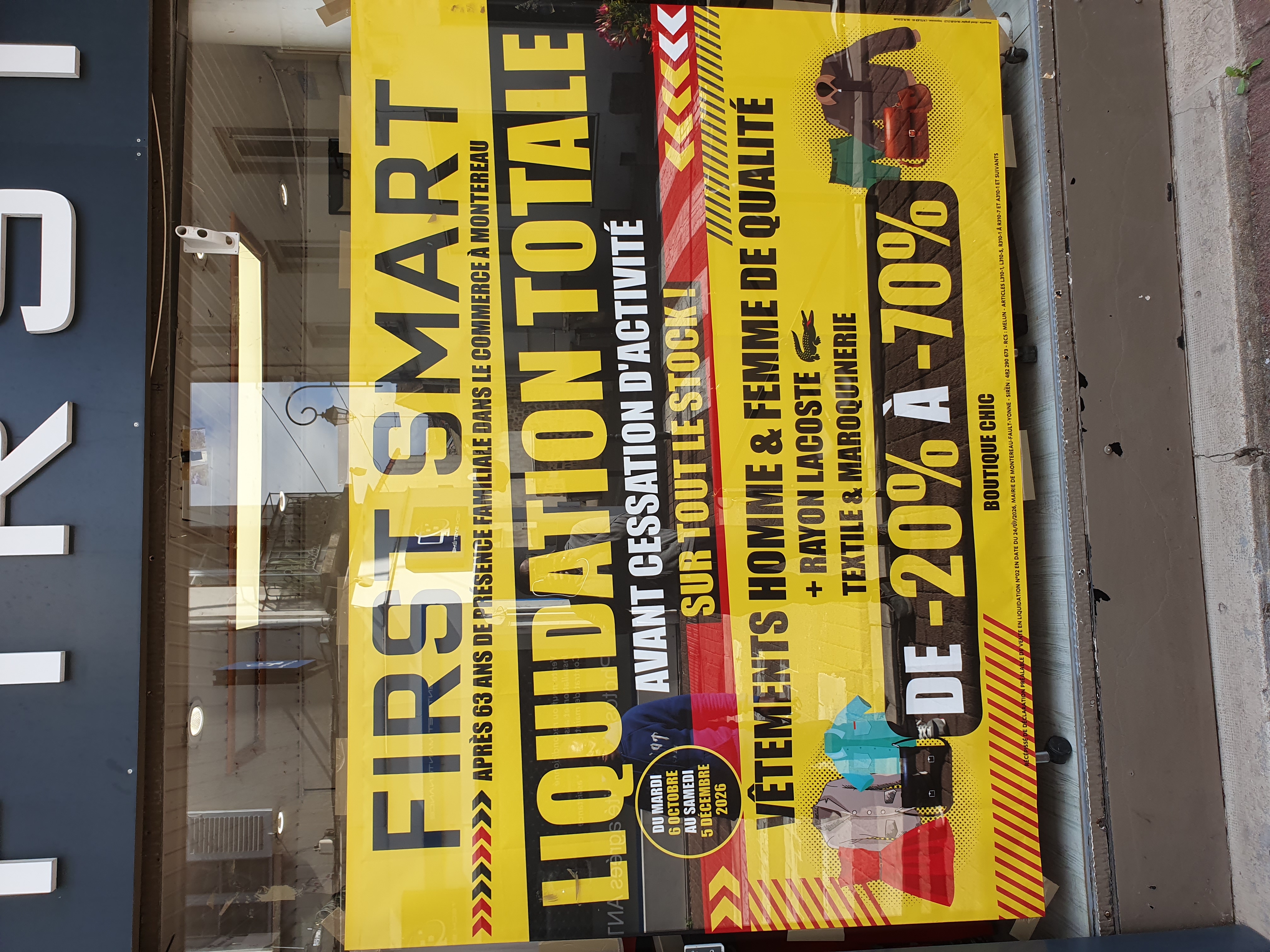 Affiche de liquidation — First smart